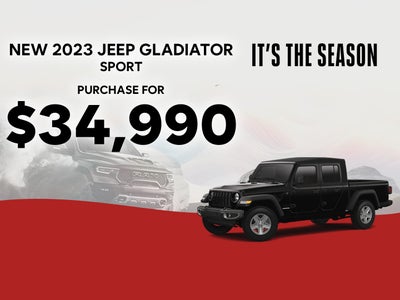 2023 Jeep Gladiator Sport
Purchase for $34,990